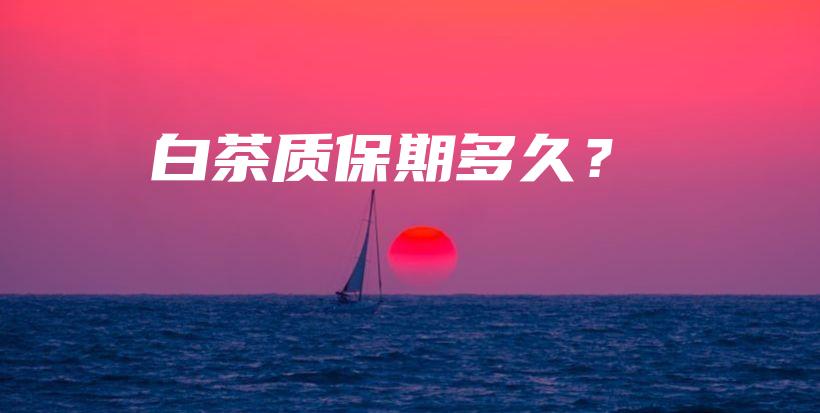 白茶質(zhì)保期多久？插圖