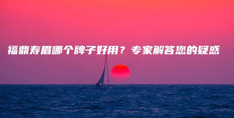 福鼎壽眉哪個牌子好用？專家解答您的疑惑插圖