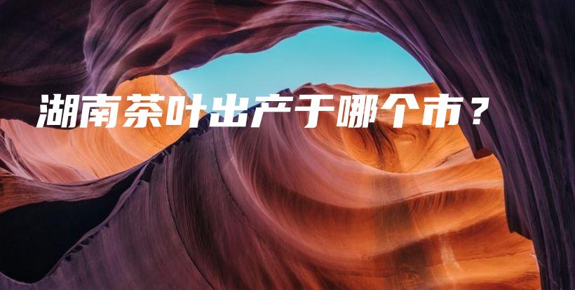 湖南茶葉出產(chǎn)于哪個市？插圖