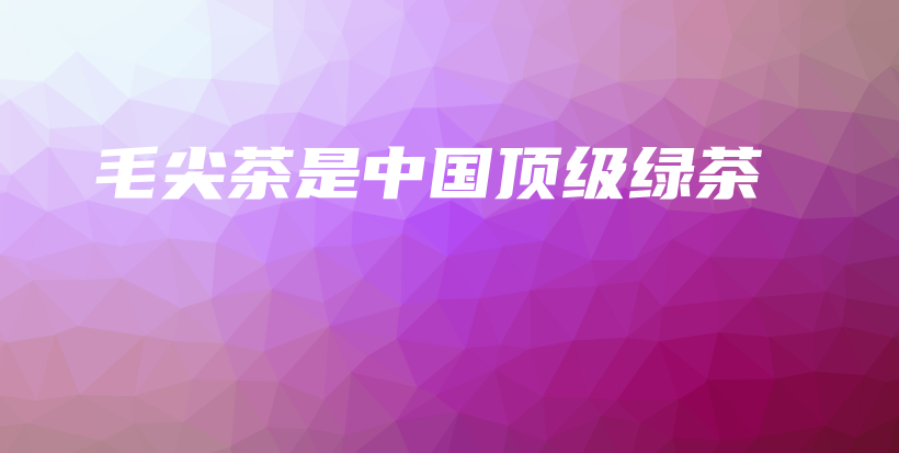 毛尖茶是中國頂級綠茶插圖