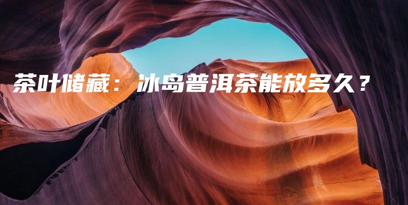茶葉儲藏：冰島普洱茶能放多久？插圖