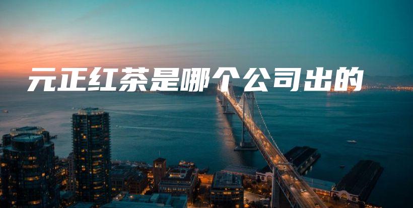 元正紅茶是哪個(gè)公司出的插圖