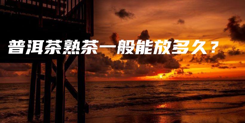 普洱茶熟茶一般能放多久？插圖