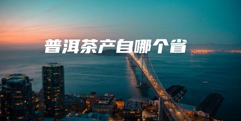 普洱茶產(chǎn)自哪個省插圖