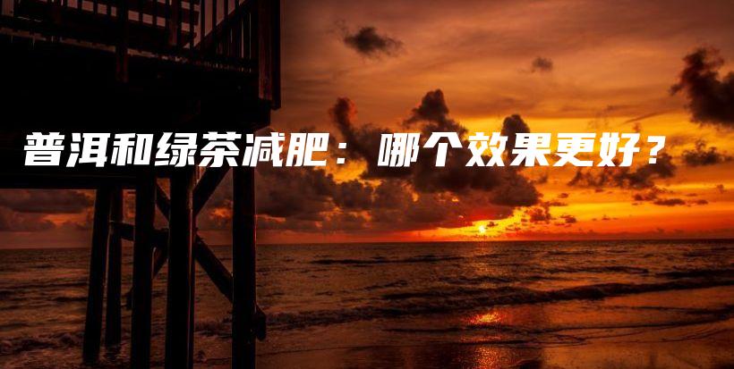 普洱和綠茶減肥：哪個(gè)效果更好？插圖