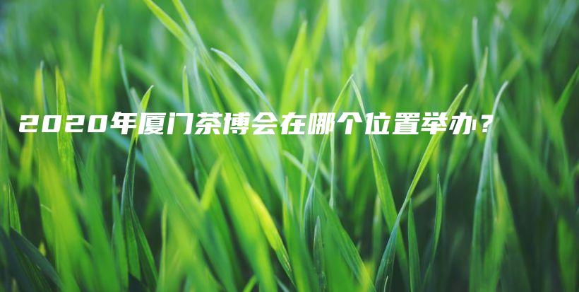 2020年廈門茶博會在哪個位置舉辦？插圖