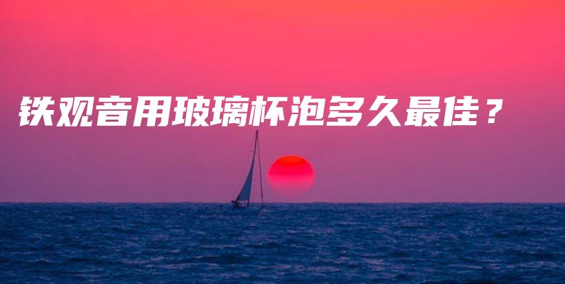 鐵觀音用玻璃杯泡多久最佳？插圖