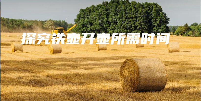 探究鐵壺開壺所需時(shí)間插圖