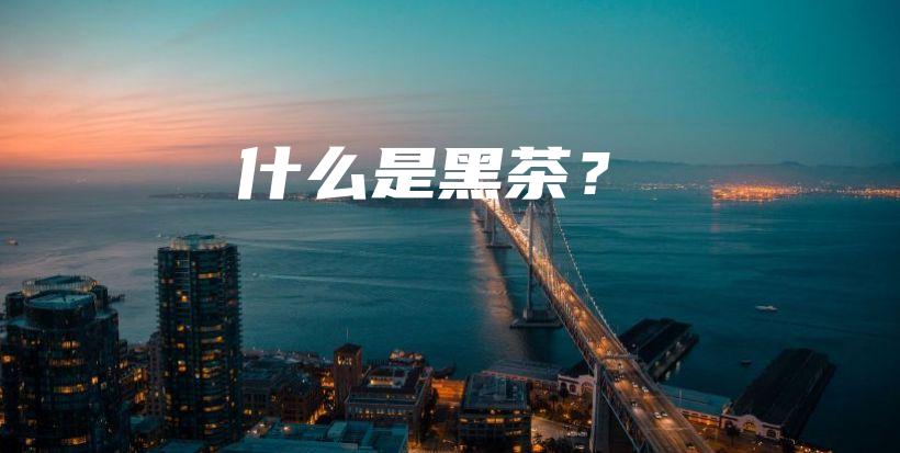 什么是黑茶？插圖