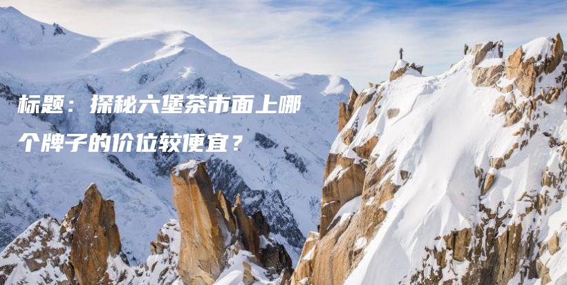 標(biāo)題：探秘六堡茶市面上哪個(gè)牌子的價(jià)位較便宜？插圖