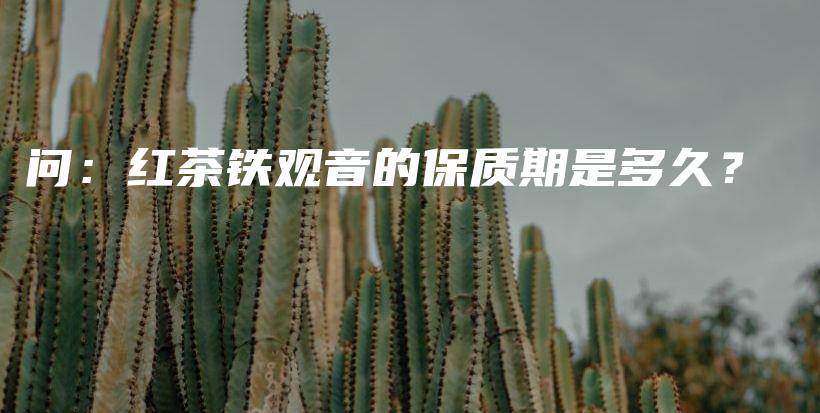 問：紅茶鐵觀音的保質(zhì)期是多久？插圖