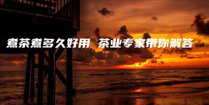 煮茶煮多久好用 茶業(yè)專家?guī)憬獯鸩鍒D
