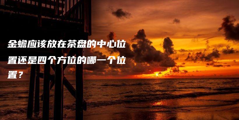 金蟾應該放在茶盤的中心位置還是四個方位的哪一個位置？插圖