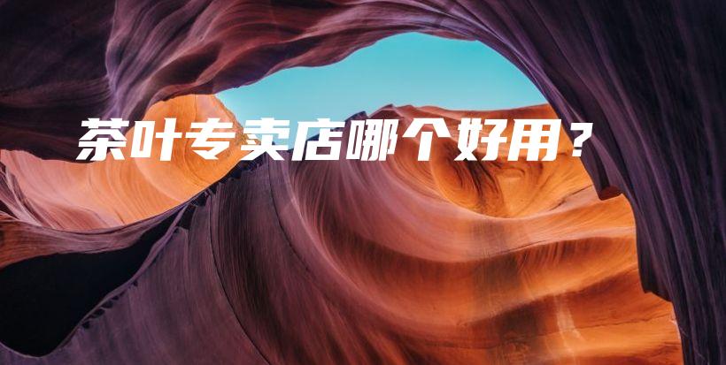 茶葉專賣店哪個好用？插圖