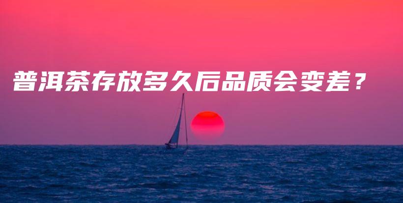 普洱茶存放多久后品質(zhì)會變差？插圖