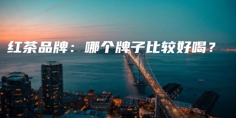 紅茶品牌：哪個(gè)牌子比較好喝？插圖