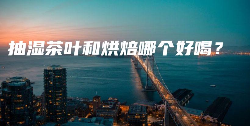 抽濕茶葉和烘焙哪個好喝？插圖
