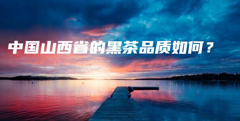 中國山西省的黑茶品質(zhì)如何？插圖