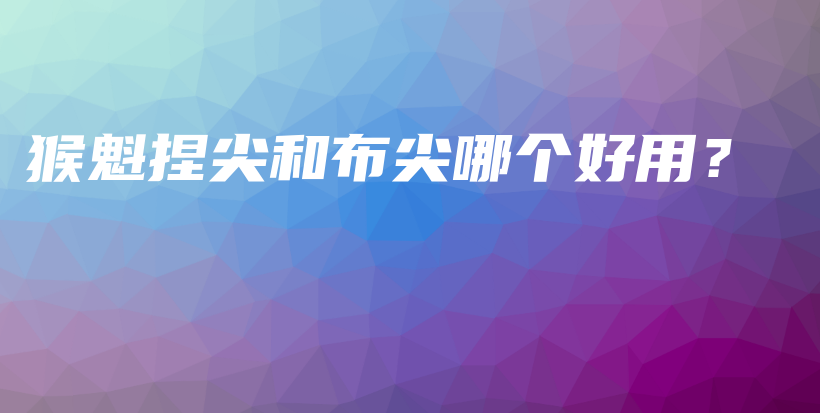 猴魁捏尖和布尖哪個好用？插圖