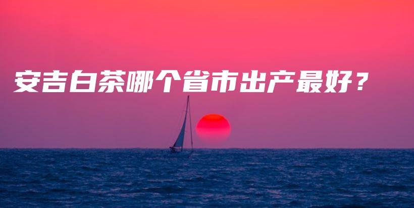 安吉白茶哪個(gè)省市出產(chǎn)最好？插圖