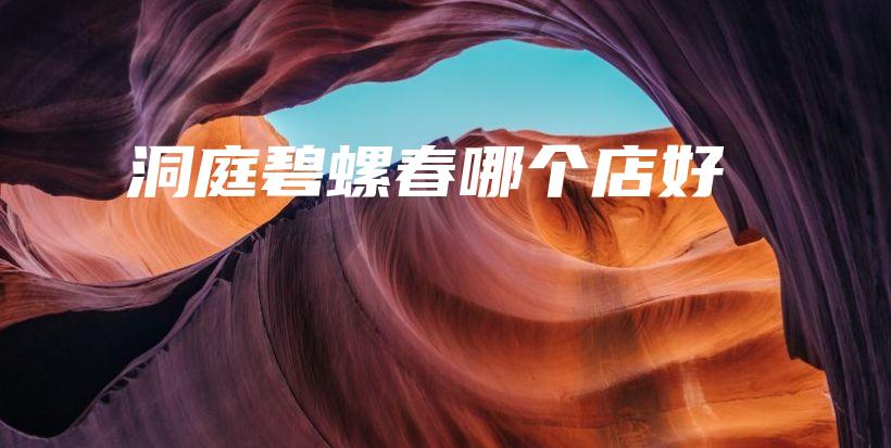 洞庭碧螺春哪個(gè)店好插圖