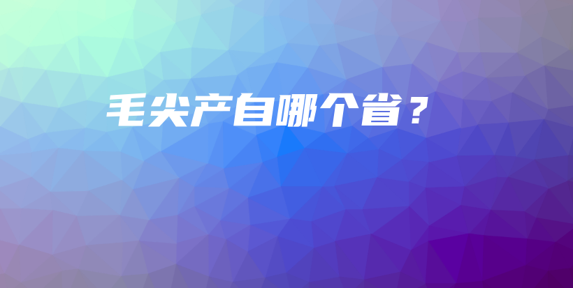 毛尖產(chǎn)自哪個(gè)?。坎鍒D