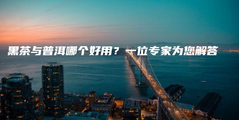 黑茶與普洱哪個(gè)好用？一位專家為您解答插圖