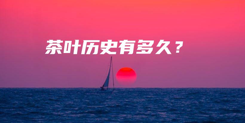 茶葉歷史有多久？插圖