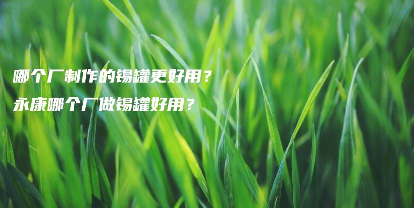 哪個(gè)廠制作的錫罐更好用？永康哪個(gè)廠做錫罐好用？插圖