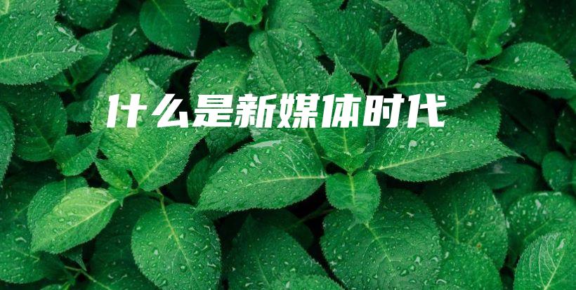 什么是新媒體時(shí)代插圖