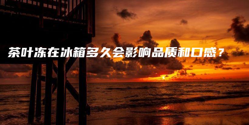 茶葉凍在冰箱多久會(huì)影響品質(zhì)和口感？插圖