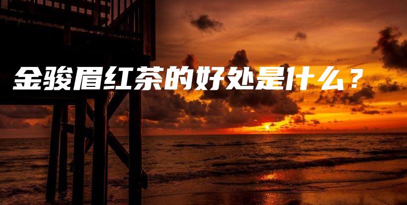金駿眉紅茶的好處是什么？插圖