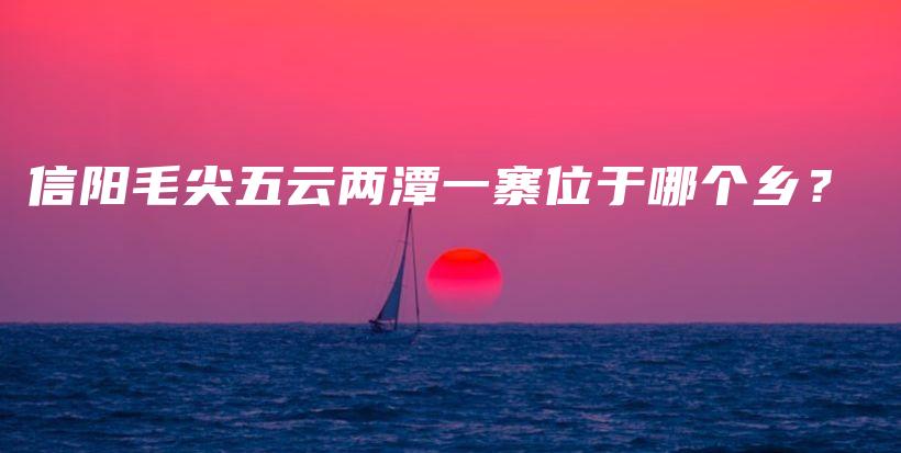 信陽(yáng)毛尖五云兩潭一寨位于哪個(gè)鄉(xiāng)？插圖