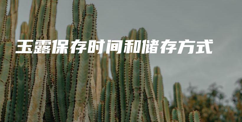 玉露保存時(shí)間和儲存方式插圖