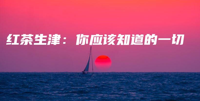 紅茶生津：你應(yīng)該知道的一切插圖