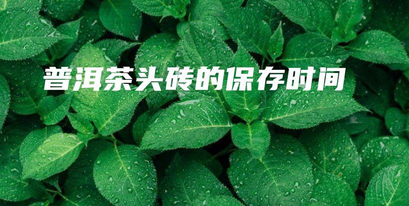 普洱茶頭磚的保存時(shí)間插圖
