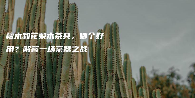 檀木和花梨木茶具，哪個(gè)好用？解答一場(chǎng)茶器之戰(zhàn)插圖