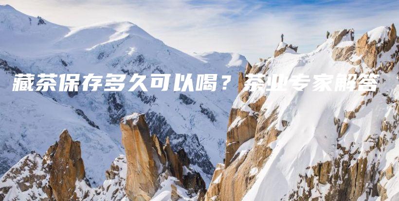 藏茶保存多久可以喝？茶業(yè)專家解答插圖