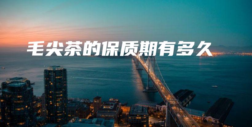 毛尖茶的保質期有多久插圖