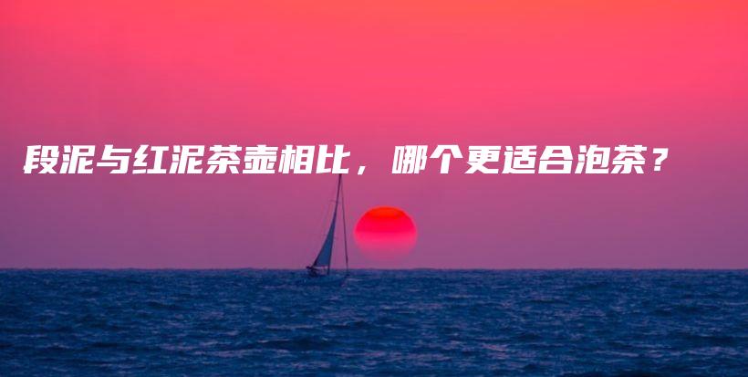 段泥與紅泥茶壺相比，哪個更適合泡茶？插圖