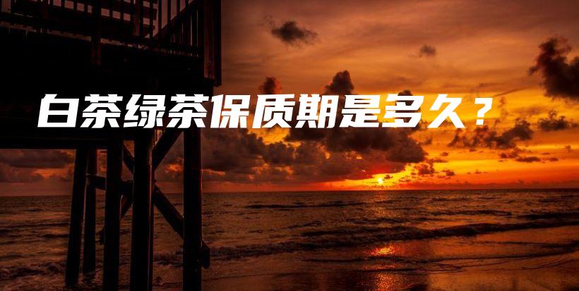白茶綠茶保質期是多久？插圖