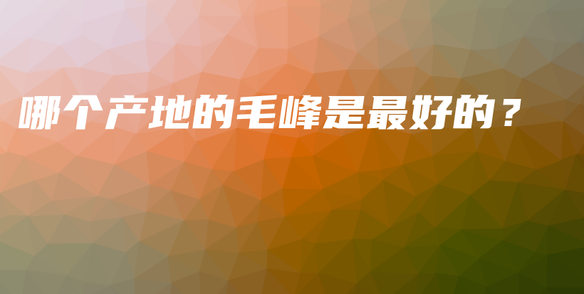 哪個(gè)產(chǎn)地的毛峰是最好的？插圖