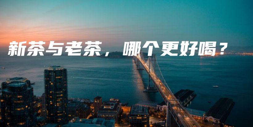新茶與老茶，哪個(gè)更好喝？插圖