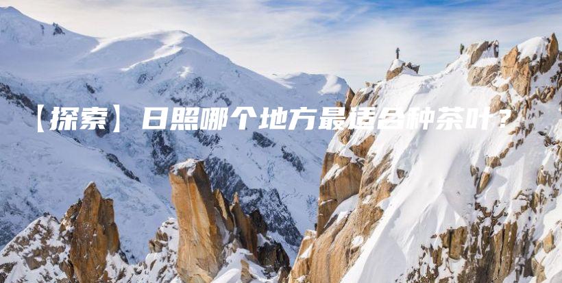 【探索】日照哪個地方最適合種茶葉？插圖
