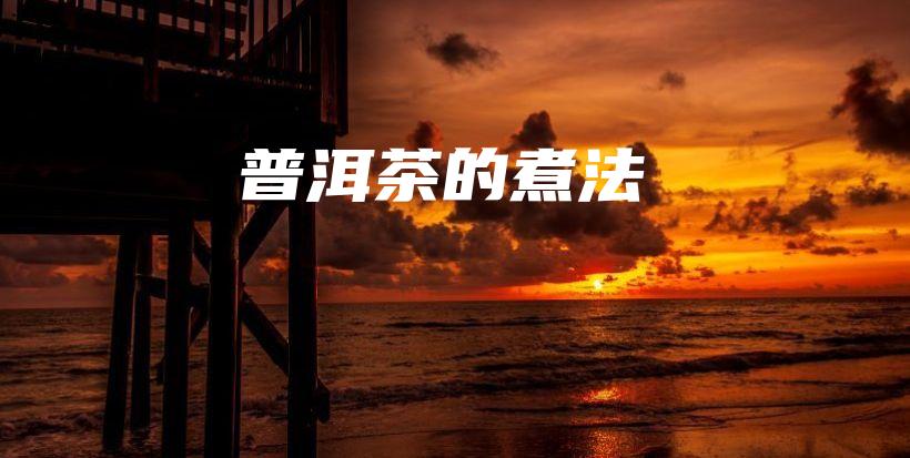普洱茶的煮法插圖