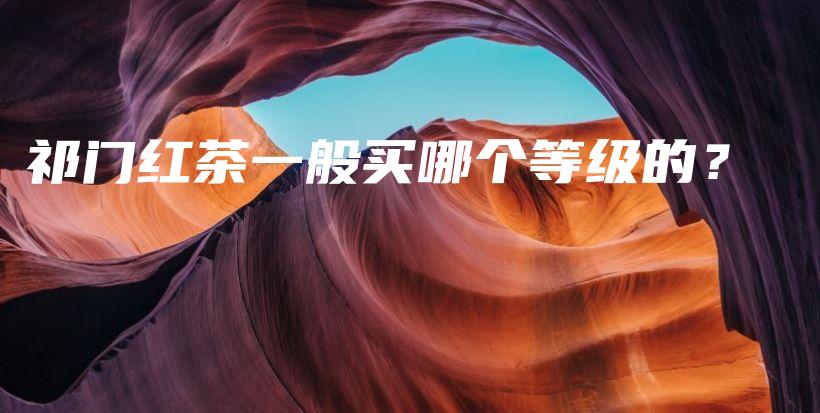 祁門紅茶一般買哪個(gè)等級(jí)的？插圖