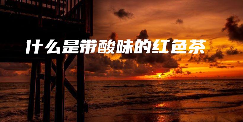 什么是帶酸味的紅色茶插圖