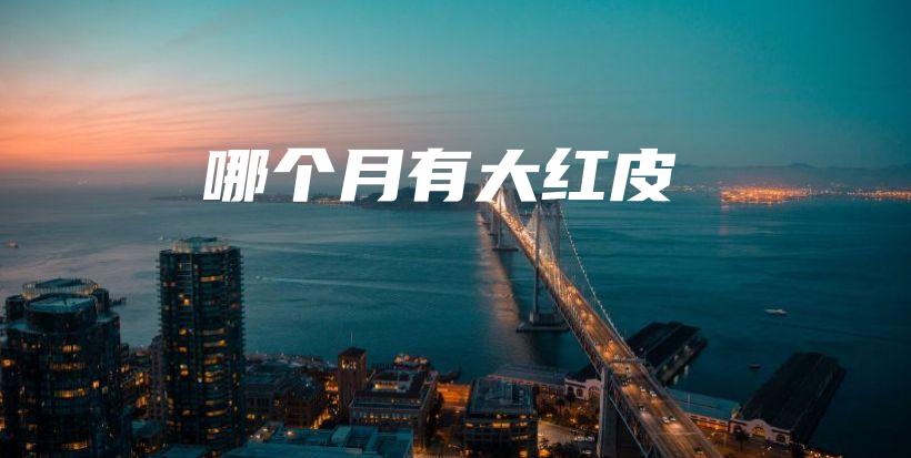 哪個(gè)月有大紅皮插圖