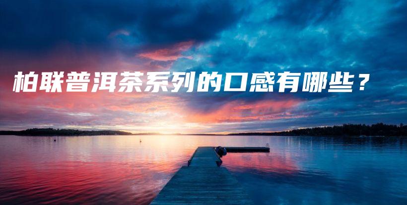 柏聯(lián)普洱茶系列的口感有哪些？插圖