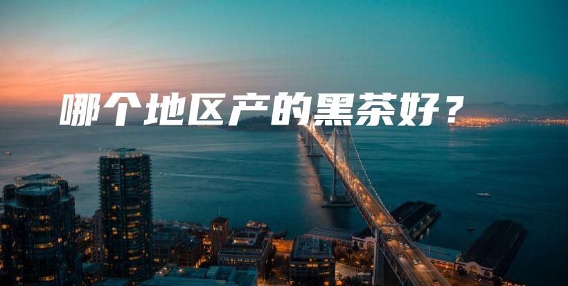 哪個地區(qū)產(chǎn)的黑茶好？插圖